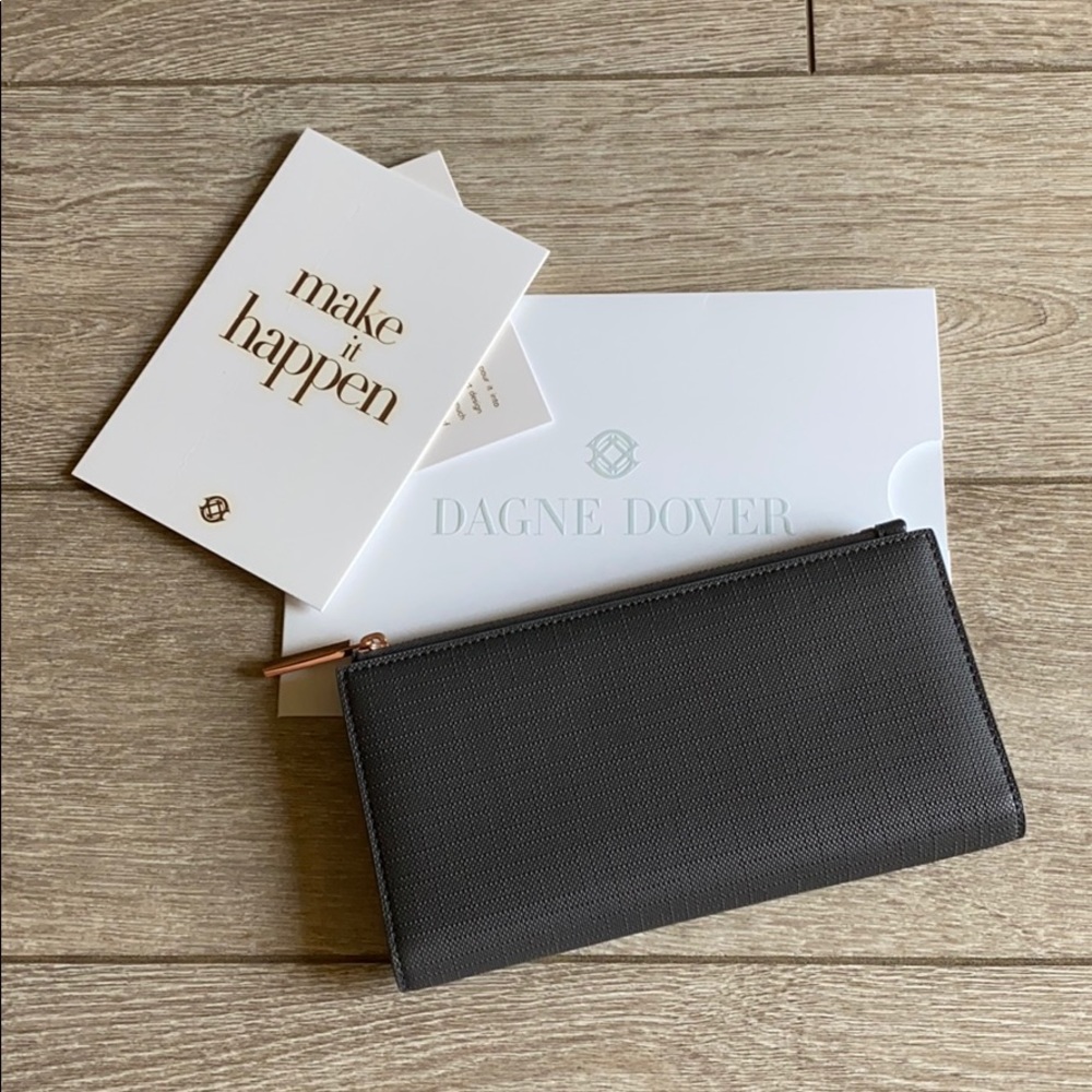 Dagne Dover Slim Wallet in Graphite